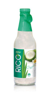 300ml Coconut water in Glass bottle